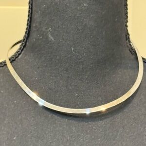 Choker Necklace Sterling, From San Miguel with hook Clasp Vintage